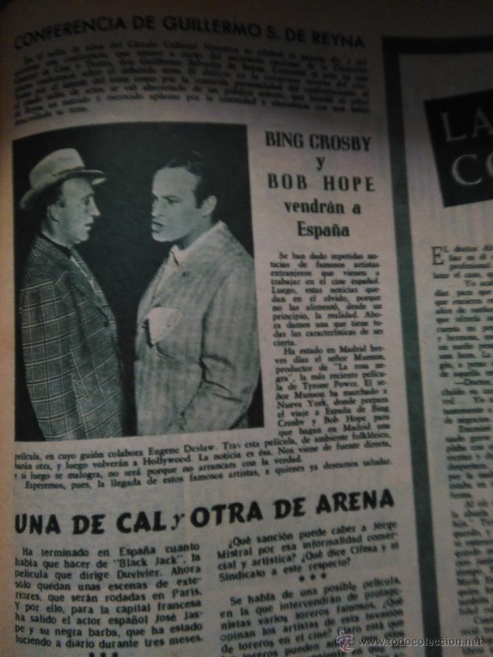 Collezionismo di Riviste e Giornali: recorte de 1950 bing crosby bob hope