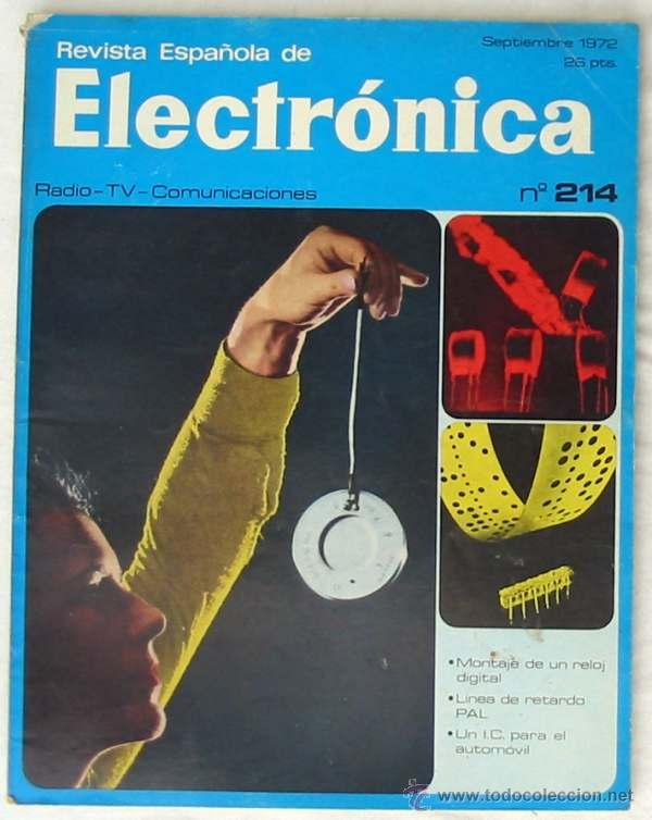 Coleccionismo de revistas y peri&oacute;dicos: REVISTA ESPA&Ntilde;OLA DE ELECTR&Oacute;NICA - N&ordm; 214 SEPTIEMBRE 1972 - 106 P&Aacute;GINAS - VER &Iacute;NDICE