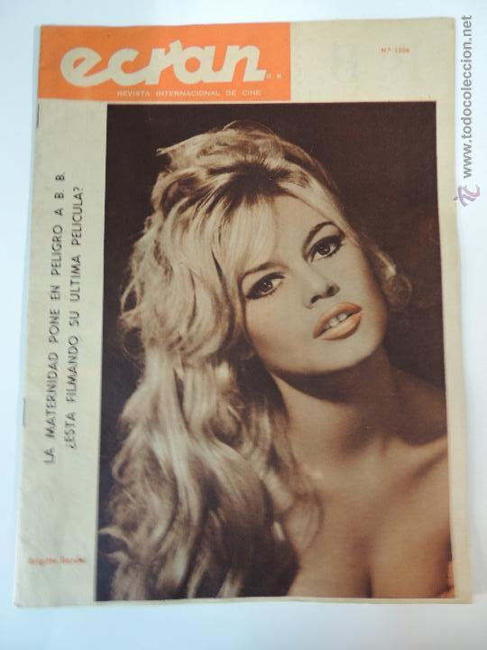 Coleccionismo de Revistas y Peri&oacute;dicos: revista ecran n&ordm; 1506 diciembre 1959 argentina - brigitte bardot - linda hutchings