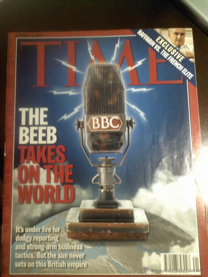 Coleccionismo de revistas y peri&oacute;dicos: Revista TIME INTERNATIONAL 13 OCTOBER 2003 , THE BEEB TAKES ON THE WORLD