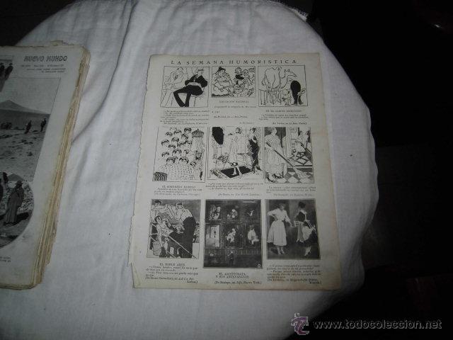 Coleccionismo de Revistas y Peri&oacute;dicos: LA SEMANA HUMORISTICA HOJA REVISTA NUEVO MUNDO  1921