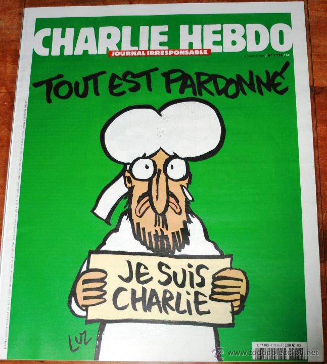 Coleccionismo de revistas y peri&oacute;dicos: CHARLIE HEBDO JOURNAL IRRESPONSABLE 14 ENERO 2015 N&ordm; 1178 PRIMERA EDICION EN FRANCES 16 PAG. NUEVO