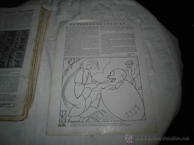 Collection Magazines and Newspapers: AL CORRER DE LOS DIAS CARLOS ROIG/VI&Ntilde;ETA NI CON FORCEPS HOJA REVISTA NUEVO MUNDO 1921