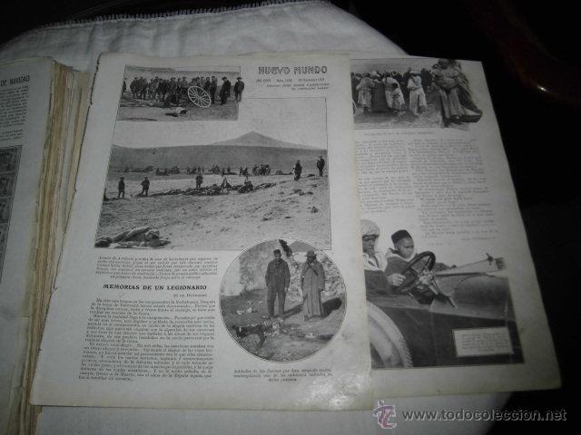 Collection Magazines and Newspapers: MEMORIAS DE UN LEGIONARIO 2 HOJAS REVISTA NUEVO MUNDO  1921