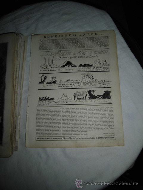 Collection Magazines and Newspapers: ROMPIENDO LAZOS MANUEL BUENO /GARABATOS KAITESCOS HOJA REVISTA NUEVO MUNDO  1922