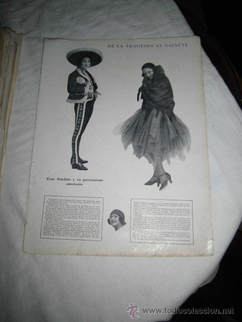 Collection Magazines and Newspapers: EVAN STACHINO Y SU PARISIANISMO AMERICANO HOJA REVISTA NUEVO MUNDO  1922