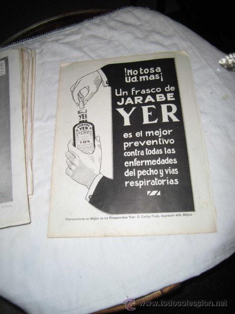 Collection Magazines and Newspapers: JARABES YER PARA LA TOS/COLONIA PEELE/SILLONES PELUQUERIA TRIUNPH HOJA REVISTA NUEVO MUNDO 1922