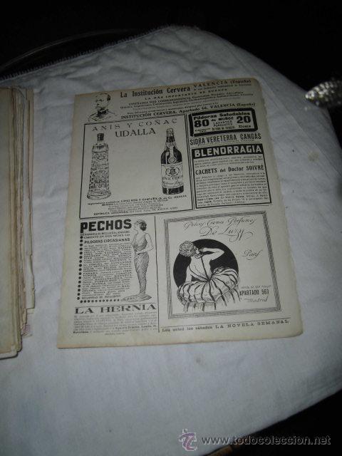 Collection Magazines and Newspapers: ANIS Y CO&Ntilde;AC UDALLA/POLVOS CREMA,PERFUMES DE LUZY HOJA REVISTA NUEVO MUNDO  1922