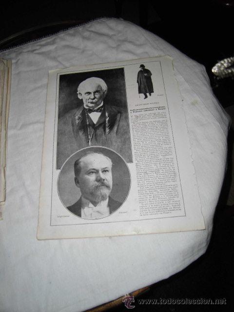 Collection Magazines and Newspapers: EN FRANCIA TRIUNFA EL NACIONALISMO Y POINCARE SUSTITUYE A BRIAND HOJA REVISTA NUEVO MUNDO  1922