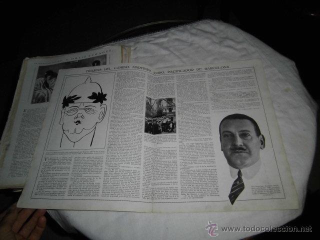 Collection Magazines and Newspapers: FIGURAS DEL CAMINO.MARTINEZ ANIDO,PACIFICADOR DE BARCELONA 2 HOJAS REVISTA NUEVO MUNDO  1922