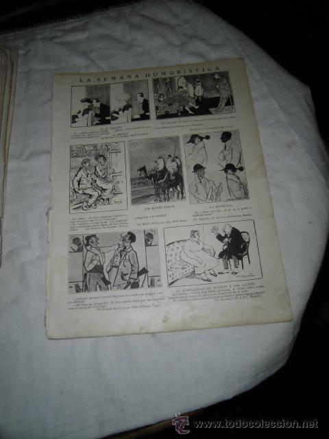 Coleccionismo de Revistas y Peri&oacute;dicos: LA SEMANA HUMORISTICA HOJA REVISTA NUEVO MUNDO  1922