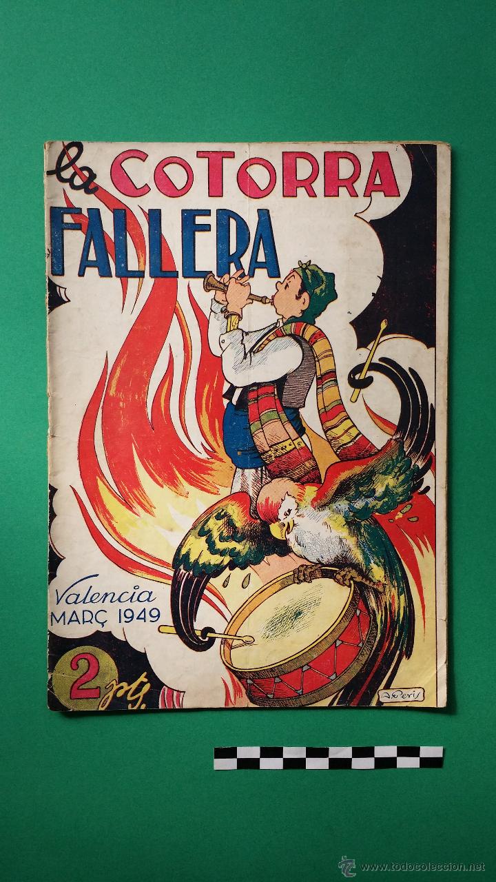 Coleccionismo de revistas y peri&oacute;dicos: Revista La cotorra fallera de marzo de 1949.