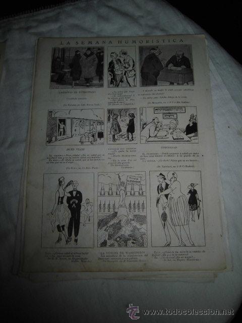 Coleccionismo de Revistas y Peri&oacute;dicos: LA SEMANA HUMORISTICA HOJA REVISTA NUEVO MUNDO 1922