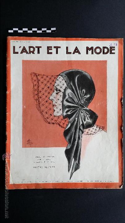 Coleccionismo de revistas y peri&oacute;dicos: Revista francesa L&acute;art et la mode, n&ordm; 9 de 1930.