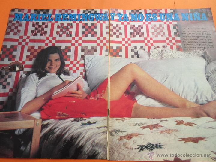 Coleccionismo de Revistas y Peri&oacute;dicos: ARTICULO 1983 - MARIEL HEMINGWAY - 3 PAGINAS