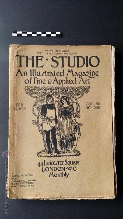 Coleccionismo de revistas y peri&oacute;dicos: The Studio, An illustrated Magazine of Fine & Applied Art. Feb. 15 de 1913. Vol. 58 No. 239.