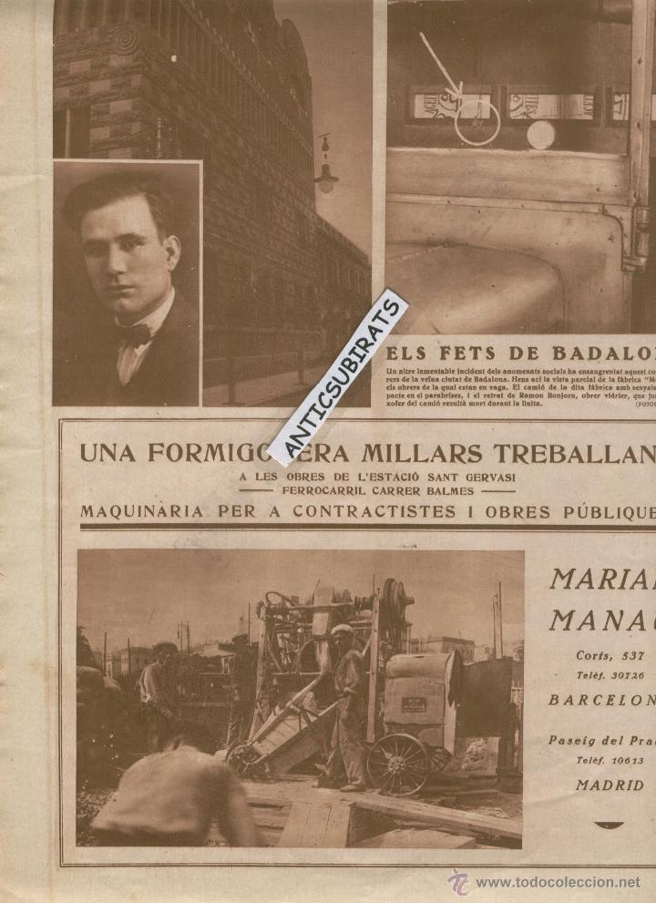 Coleccionismo de revistas y peri&oacute;dicos: REVISTA A&Ntilde;O 1930 HORMIGONERA MILLARS DOMINGO MOMPOU SERRA HUMBERT BENET SISQUELLA  PINTORES