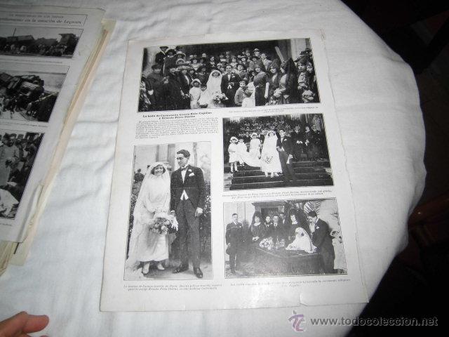 Collection Magazines and Newspapers: LA BODA DE CARMENCITA GARCIA RUIZ-CAPILLAS Y ERNESTO PEREZ DURIAS  HOJA REVISTA NUEVO MUNDO 1922