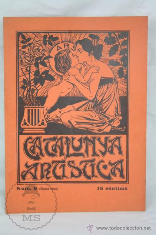 Coleccionismo de Revistas y Peri&oacute;dicos: Publicaci&oacute;n en Catal&aacute;n - Modernismo - Catalunya Art&iacute;stica - 1904, N&ordm; 9 - Art Nouveau - Llans&aacute;
