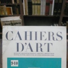Coleccionismo de Revistas y Periódicos: [REVISTA.]CAHIERS D'ART. 1931. NÚM. 9-10.