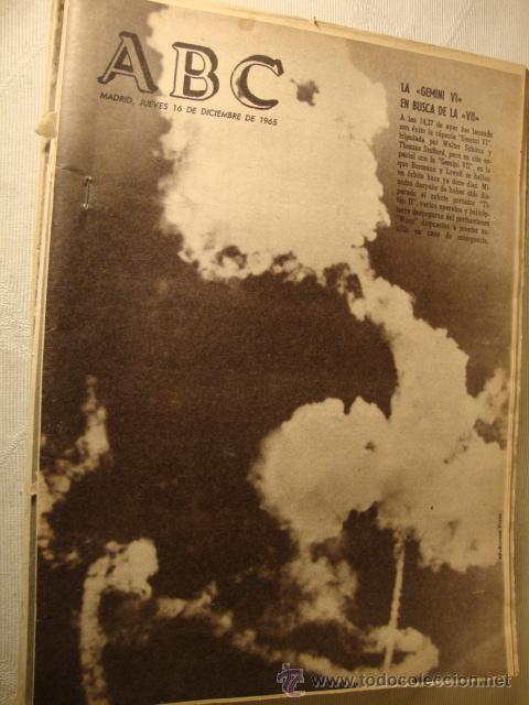 Collezionismo di Riviste e Giornali: ANTIGUO PERIODICO ABC ESPACIO SPACE GEMINI VI