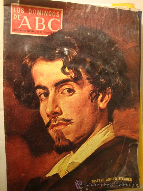 Collection Magazines and Newspapers: ANTIGUO PERIODICO ABC GUSTAVO ADOLFO BECKER