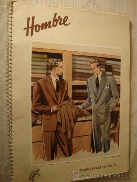 Antigua revista carpeta moda hombre año 1954-55 - Vendido en Venta Directa  - 48322012