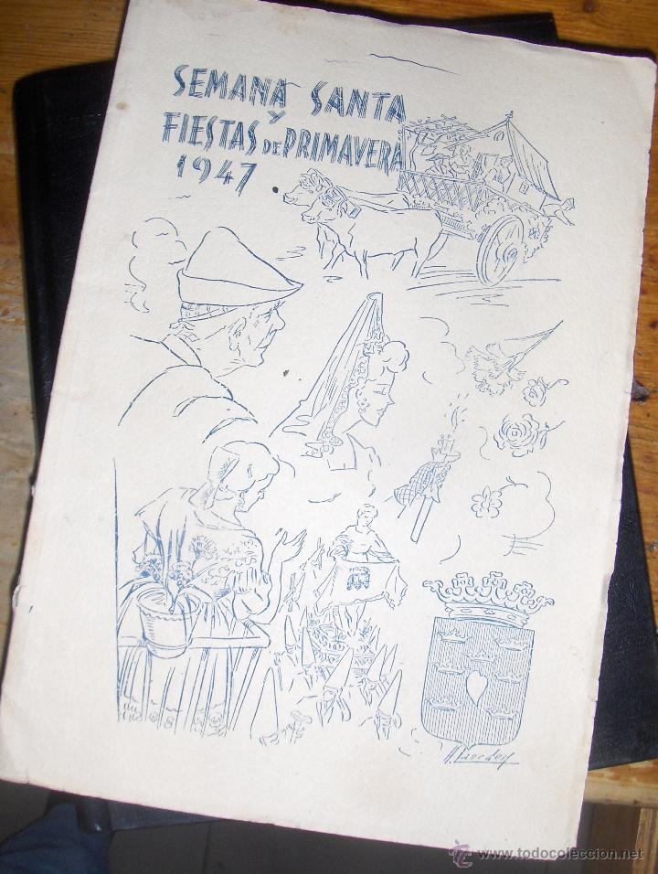 Collezionismo di Riviste e Giornali: SEMANA SANTA Y FIESTAS DE PRIMAVERA 1947, MURCIA.