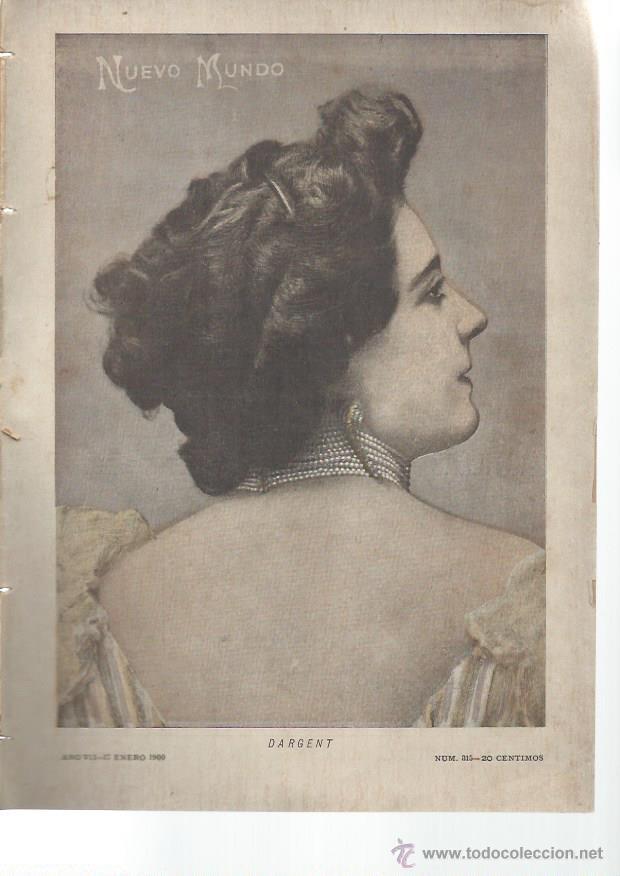 Coleccionismo de Revistas y Peri&oacute;dicos: PERI&Oacute;DICO ILUSTRADO NUEVO MUNDO A&Ntilde;O VII N&ordm; 315 ENERO 1900, ART&Iacute;CULOS CUENTOS INFORMACIONES, LEER