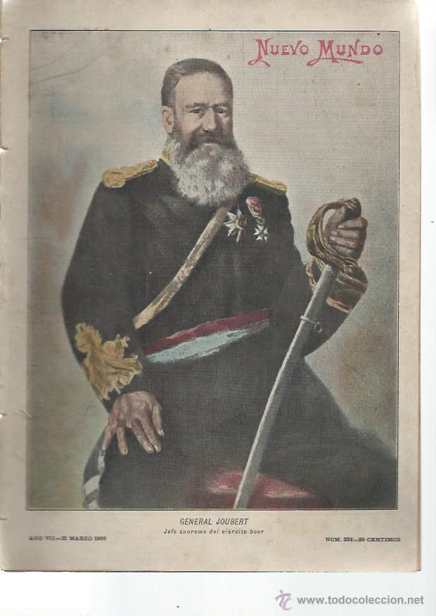 Coleccionismo de Revistas y Peri&oacute;dicos: PERI&Oacute;DICO ILUSTRADO NUEVO MUNDO A&Ntilde;O VII N&ordm; 324 ENERO 1900, ART&Iacute;CULOS CUENTOS INFORMACIONES, LEER