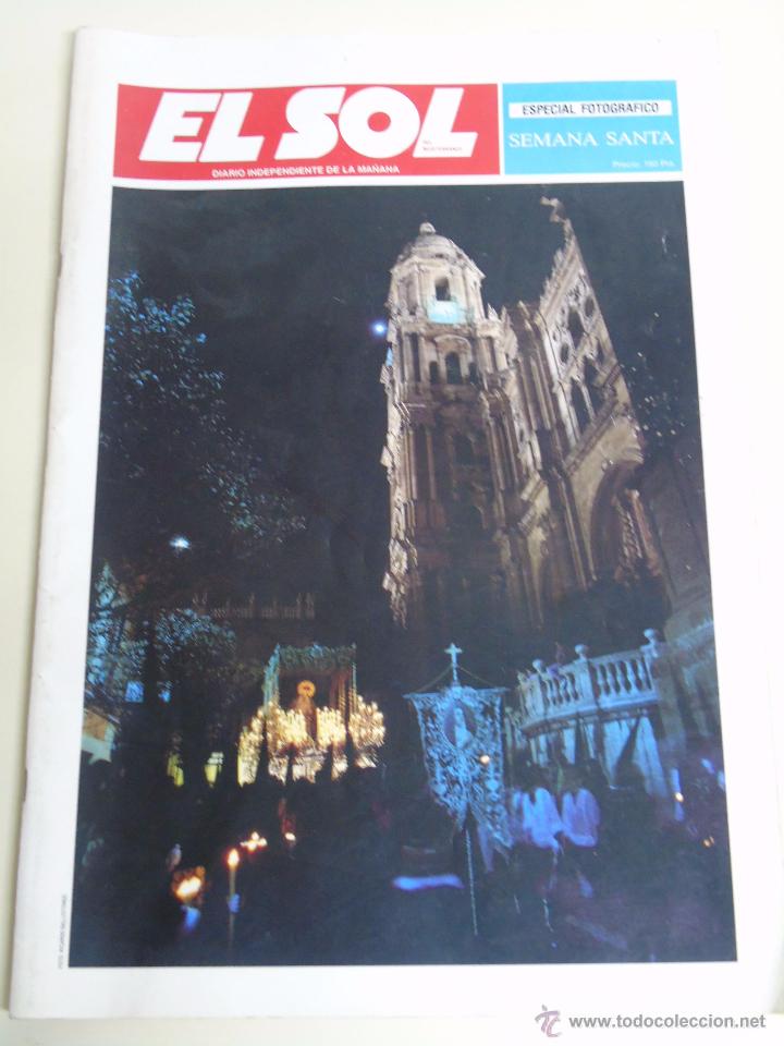 Coleccionismo de Revistas y Peri&oacute;dicos: REVISTA ESPECIAL INFORMATIVO DE LA SEMANA SANTA DE M&Aacute;LAGA 1993. DIARIO EL SOL