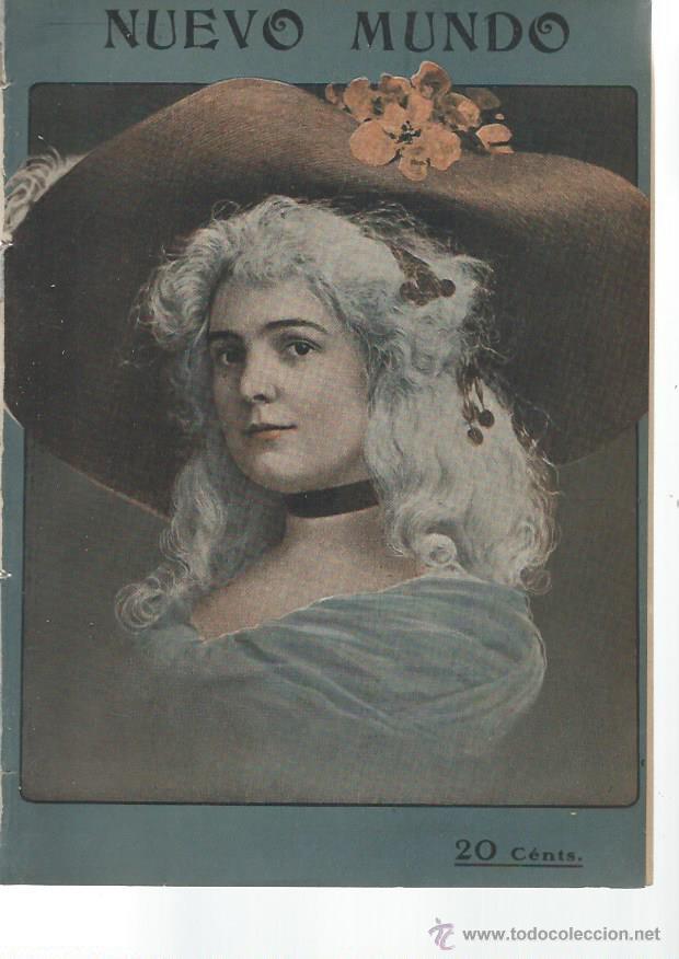 Coleccionismo de Revistas y Peri&oacute;dicos: PERI&Oacute;DICO ILUSTRADO NUEVO MUNDO A&Ntilde;O XIX N&ordm; 970 AGOSTO 1912, ART&Iacute;CULOS CUENTOS INFORMACIONES, LEER