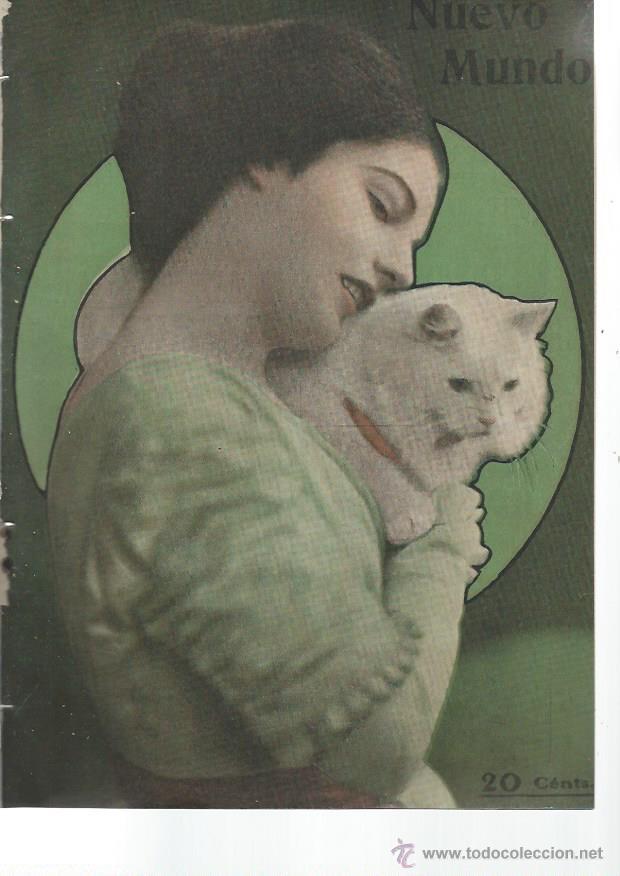 Coleccionismo de Revistas y Peri&oacute;dicos: PERI&Oacute;DICO ILUSTRADO NUEVO MUNDO A&Ntilde;O XX N&ordm; 1025 AGOSTO 1913, ART&Iacute;CULOS CUENTOS INFORMACIONES, LEER