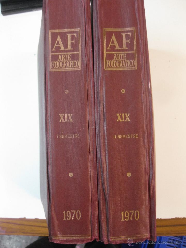 Collectionnisme de Revues et Journaux: AF ARTE FOTOGRAFICO. A&Ntilde;O 1970. COMPLETO. ENCUADERNADO 2 VOLUMENES. CONTIENE 12 NUMEROS