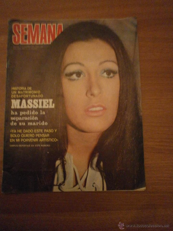Coleccionismo de Revistas y Peri&oacute;dicos: REVISTA SEMANA - MADRID 7 NOVIEMBRE 1970- N&ordm; 1603