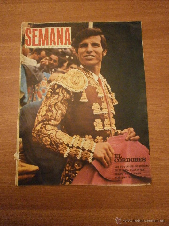 Coleccionismo de Revistas y Peri&oacute;dicos: REVISTA SEMANA 11 DE FEBRERO 1967-- N&ordm; 1408-