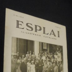 Coleccionismo de Revistas y Periódicos: ESPLAI . IL-LUSTRACIÓ CATALANA. Nº 136. ANY IV. 8 JULIOL 1934. FESTIVAL DE NATACIÓ AL C.N. BARCELONA