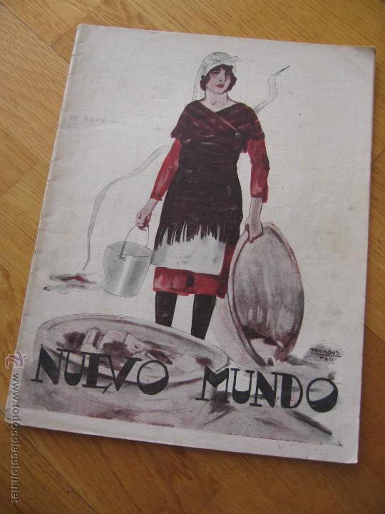 Coleccionismo de Revistas y Peri&oacute;dicos: Nuevo Mundo 1923 portada e ilustraciones Penagos Vestidos de primavera Einstein en Madrid
