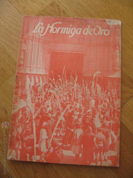 Coleccionismo de revistas y peri&oacute;dicos: La Hormiga de Oro A&ntilde;o LI N&ordm; 12 Hotel Florida Nuria Vitoria