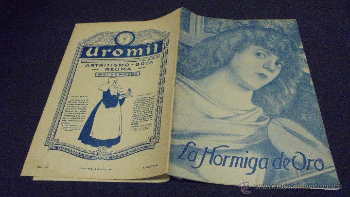 Coleccionismo de revistas y peri&oacute;dicos: HORMIGA DE ORO. N&ordm; 41. 14 OCTUBRE 1926. LA CATASTROFE DE FLORIDA. BARCELONA: EL NUEVO TEMPLO PARROQU