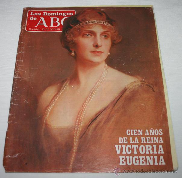 Coleccionismo de Revistas y Peri&oacute;dicos: REVISTA LOS DOMINGOS DE ABC 1016 25 DE OCTUBRE DE 1987, 100 A&Ntilde;OS DE LA REINA VICTORIA EUGENIA