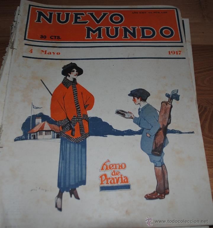 Sammeln von Zeitschriften und Zeitungen: REVISTA POPULAR ILUSTRADA NUEVO MUNDO A&Ntilde;O XXIV N&ordm; 1217 MAY 1917, ART&Iacute;CULOS CUENTOS INFORMACI&Oacute;N, LEER