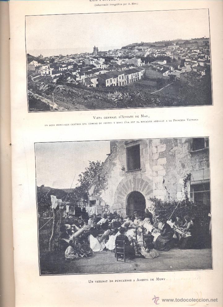 Collezionismo di Riviste e Giornali: REVISTA ANY 1906 LA PUNTA DE COIXI A ARENYS DE MAR PUNTAIRES BOLILLOS CAN CASTELLS MOCADOR PRINCESA