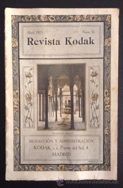 Coleccionismo de revistas y peri&oacute;dicos: revista kodak abril 1925 numero n&ordm; 51