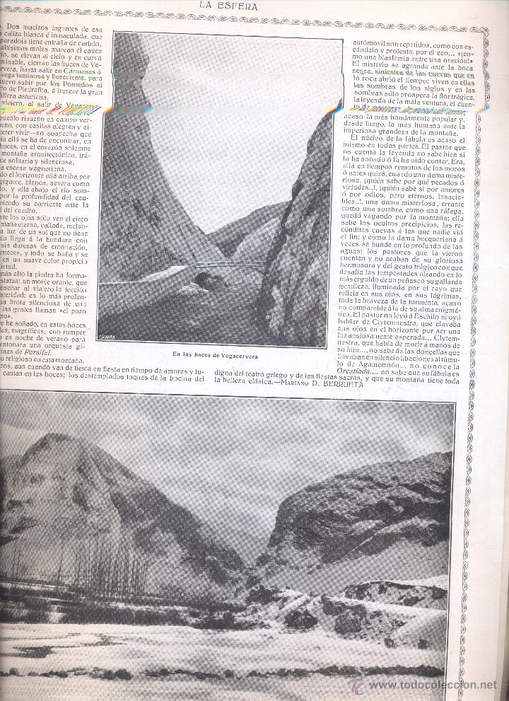 Collectionnisme de Revues et Journaux: REVISTA A&Ntilde;O 1915 JULIO VILA PRADES HOCES DE VEGACERVERA CASTILLO DE DO&Ntilde;A URRACA ZAMORA