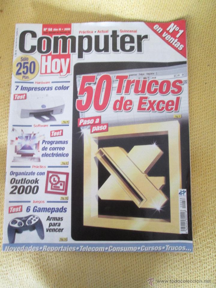 Coleccionismo de revistas y peri&oacute;dicos: REVISTA COMPUTER HOY N&ordm; 58 A&Ntilde;O 2000