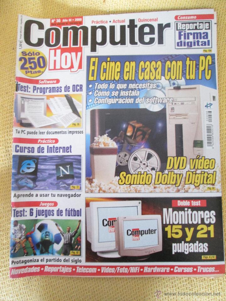 Collection Magazines and Newspapers: REVISTA COMPUTER HOY N&ordm; 36 A&Ntilde;O 2000