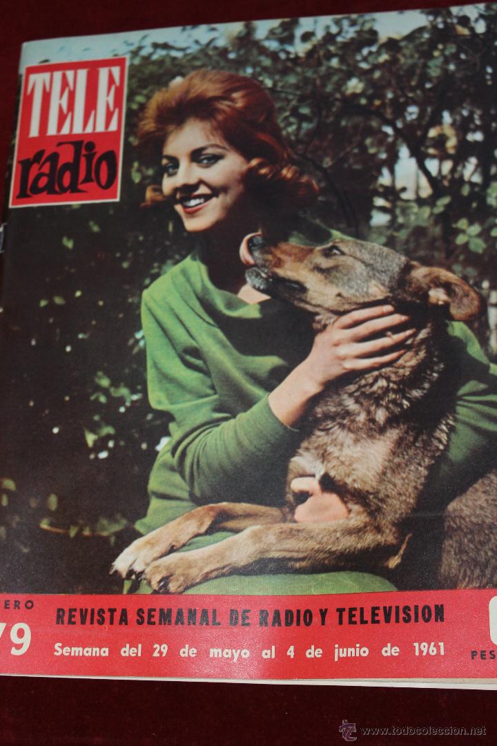 Coleccionismo de revistas y peri&oacute;dicos: REVISTA TELERADIO N&ordm; 179 1961 CRISTINA MOMO VELAZQUEZ MODELO PUBLICITARIO