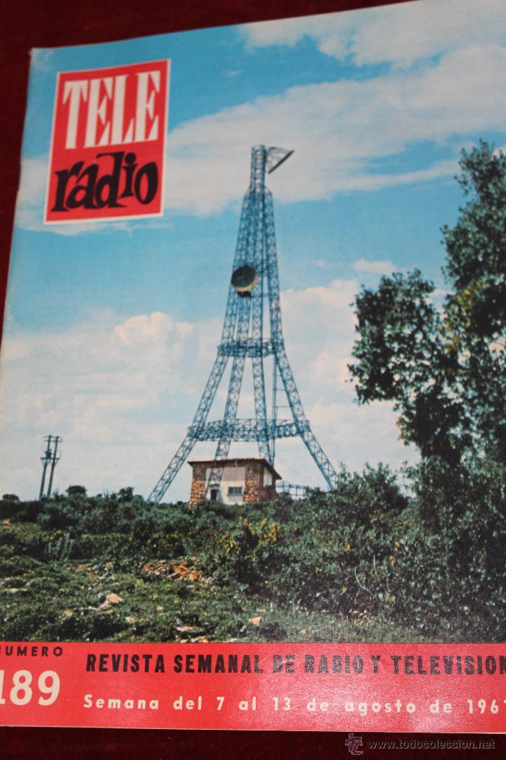 Collection Magazines and Newspapers: REVISTA TELERADIO N&ordm; 189 1961 LAS 2 TORRES DE VILLAJIMENA