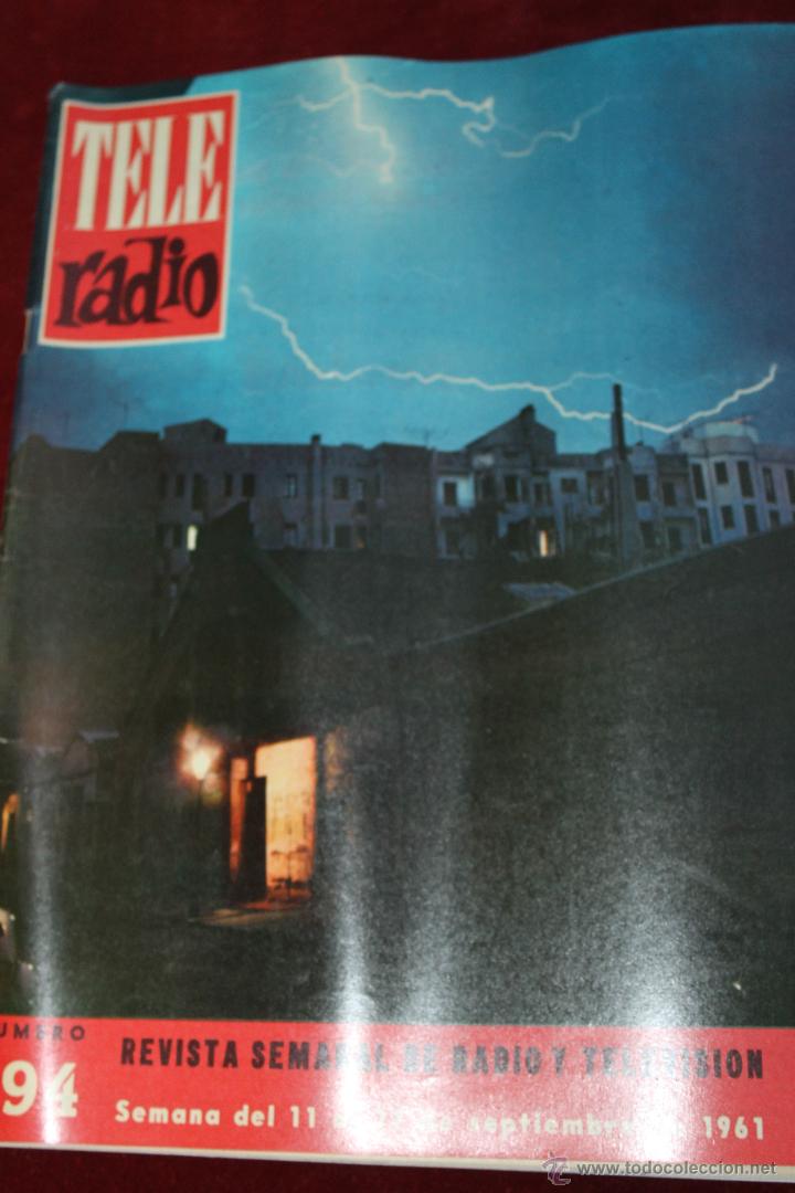 Collection Magazines and Newspapers: REVISTA TELERADIO N&ordm; 194 1961 RAYOS EN UNA NOCHE DE TORMENTA